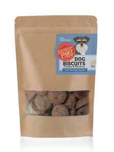 Dog Biscuits - Chicken and Blueberry 16 oz Resealable Bag