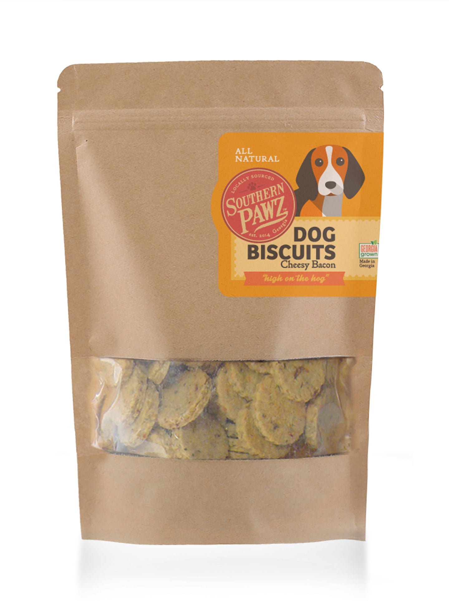 Dog Biscuits - Cheesy Bacon 5.5 oz. Resealable Bag Cookie Size Bites