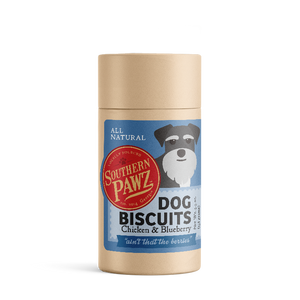Dog Biscuits - Chicken and Blueberry 2.75 oz. Canister